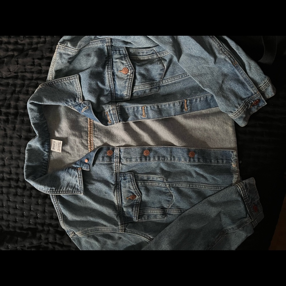 Pink jean jacket